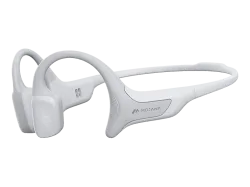 MOJAWA HaptiFit Terra, Open-ear Bone Conduction Kopfhörer mit Fitness-Tracking Bluetooth Grau