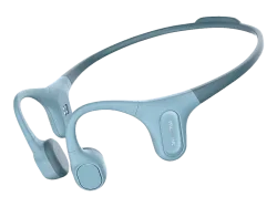 MOJAWA Run Plus, Open-ear Bone Conduction Kopfhörer Bluetooth Blau