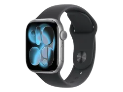 Apple Watch Series 11 GPS 42 mm Aluminiumgehäuse Sport Band Schwarz M/L