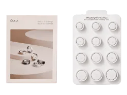 OURA Ring 4 Grössenprobier-Set, Grau