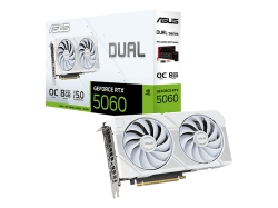ASUS Dual GeForce RTX 5060 White OC Edition 8GB GDDR7 (NVIDIA, Grafikkarte)
