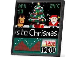 DIVOOM PIXOO64 Smart Display, Mattschwarz