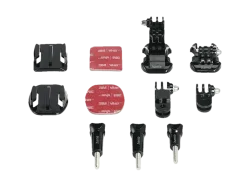 HAMA 4570, Gelenkarm für Action Cam mit Klebepads, Schwarz