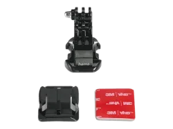 HAMA 4571, Helmhalterung für Action Cams, Schwarz