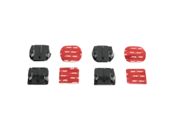 HAMA 4569, Klebehalterung für Action Cams, Schwarz