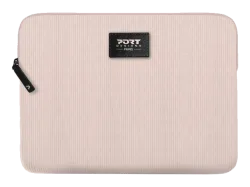PORT DESIGNS MILANO II ECO (13/14) Laptophülle Sleeves für Universal Cord-Aussenmaterial, umweltfreundliches Innenfutter (Eco T-Gewebe), Blush Pink