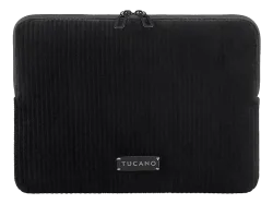 TUCANO Velluto 2 Schutzhülle Sleeves für Universal Neopren / Samt, Schwarz