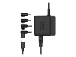 PORT DESIGNS ACER/TOSHIBA GaN² USB-C Netzteil Universal 65 W, Schwarz