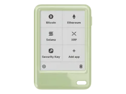 LEDGER Nano? Gen5 (inkl. Recovery Key) Krypto-Wallet Matchagrün