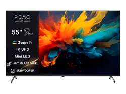 PEAQ PTV 55GMU-5026C AG TV (Flat, 55 / 139 cm, UHD 4K, Smart TV, Google TV)