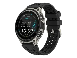 AMAZFIT Cheetah 2 Pro Smartwatch Rahmen und Gehäuse: Titan Grad 5, Knöpfe: Aluminiumlegierung, Lünette: Kunststoff Silikon, Armband Breite: 20 mm,