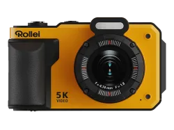 ROLLEI Sportsline 64 Pro Digitalkamera Orange/Schwarz, Kein opt. Zoom, 2.88 Display (640 x 480 Pixel)