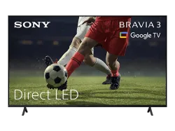 Sony K65S35B - 65'', 4K UHD LED TV, Bravia 3, Google TV, 2025 UHD LED TV – Fernseher – schwarz