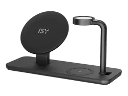 ISY IMC-6015-1 Ladestation Apple Smartphone: bis 15 W, Kopfhörer: 3.3 Watch: 5 V / 1 A, Schwarz