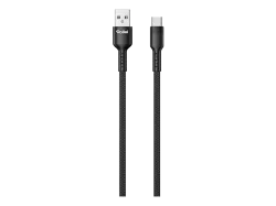 ROLLEI USB-A/USB-C, Kabel, M/M 1.2M, Schwarz