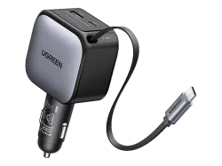 UGREEN 55909B KFZ-Ladegerät Universal, 5 V / 9 12 15 20 90 W, Grau