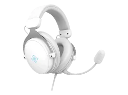 DELTACO DH320, Over-ear Gaming-Headset Weiss