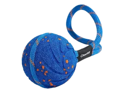 CHEERBLE Wicked Ball Air Rope Hunde-Spielzeug Blau