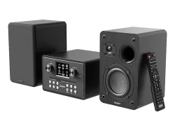 MAJORITY Homerton Hi-Fi Internetradio-HiFi-System (Schwarz)