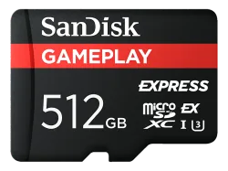 SANDISK Nintendo Switch? - GamePlay 512GB Express, Micro-SDXC-Speicherkarte, Schwarz