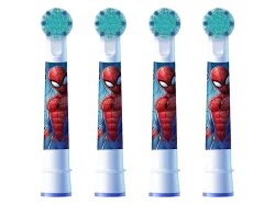 Oral-B Spiderman 4er Aufsteckbürsten – Ersatzbürste/Zahnpflege Zubehör