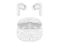 MUSIC SOUND Fancy, In-ear True Wireless Kopfhörer Bluetooth Weiss/Grau