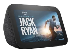 AMAZON Echo Show 5 (3. Gen.) Alexa-Smart-Display mit Smart-Home-Hub (44-mm-Breitbandlautsprecher), Anthrazit