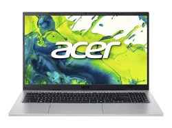 ACER Aspire Go 15 AG15-72P-773T, Notebook, mit 15.6 Display, Intel® Core? 7 Prozessor 150U (12 MB Cache, bis zu 5.40 GHz), 32 GB RAM, 1 TB SSD, Onboard Graphics, Pure Silver, Windows 11 Home
