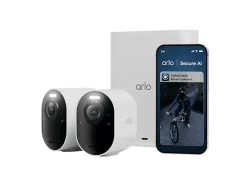 Arlo Ultra 3 Spotlight Camera 2-Pack white Netzwerkkamera – Überwachungskamera – weiss
