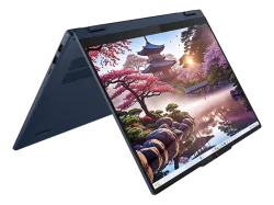 LENOVO-IDEA IdeaPad 5 2-in-1 16AKP10, Copilot+ PC, Convertible 2 in 1 Laptop, mit 16 Display Touchscreen, AMD Ryzen? AI 7 350 Prozessor (16 MB Cache, bis zu GHz), GB RAM, TB SSD, Radeon? 860M, Cosmic Blue, Windows 11 Home