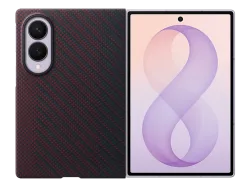 SAMSUNG Carbon Magnet Case, Backcover, Samsung, Galaxy Z Fold8, Rot