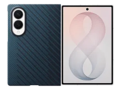 SAMSUNG Carbon Magnet Case, Backcover, Samsung, Galaxy Z Fold8, Blau