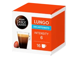 NESTLE DOLCE GUSTO Kaffeekapseln Lungo DecaffeinatoROBUSTA / Arabica