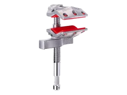 MANFROTTO C50EJ Heavy?Duty End Jaw Clamp, Silber, Höhe offen bis 200 mm