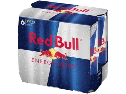 RED BULL Original (6x 250 ml) Energy Drink, Blau/Silber