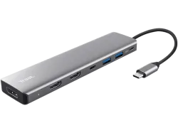 Trust USB-C® Dockingstation DALYX 7-IN-1 MULTIPORT ADAPTER Passend für Marke Dockingstations: Universal