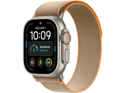 APPLE Watch Ultra 4 (GPS + Cellular) 49 mm Smartwatch Titan, Klasse 5, 145 - 220 (M/L), Natural Titanium Case/Sand Trail Loop
