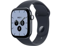 APPLE Watch Series 12 (GPS + Cellular) 42 mm Smartwatch Keramik, 150 - 200 (M/L), Night Blue Ceramic Case/Navy Sport Band