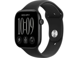 APPLE Watch Series 12 (GPS) 46 mm Smartwatch Aluminium, 140 - 190 (S/M), Black Aluminium Case/Black Sport Band
