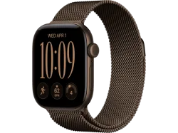 APPLE Watch Series 12 (GPS + Cellular) 42 mm Smartwatch Aluminium, 130 - 180 mm, Dark Bronze Aluminium Case/Dark Milanese Loop