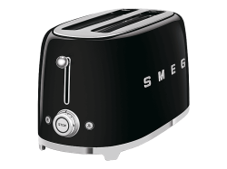 Smeg 50's Retro Style Langschlitztoaster 2 Scheiben schwarz