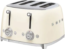 Smeg 4-Schlitz-Toaster Tsf03Creu Crème