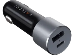 Satechi ST-TCPDCCM Ladeadapter 72 W 1x USB-A, 1x USB-C® Anthrazit Innenbereich