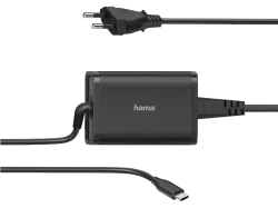 HAMA 200006 - USB-C Notebook Netzteil (Schwarz)