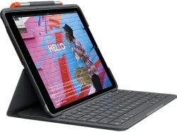 LOGITECH Slim Folio - Schutzhülle mit Tastatur (Grafit)