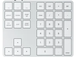 SATECHI Alu Extended Keypad ST-XLABKS - Zahlentastatur (Silber)
