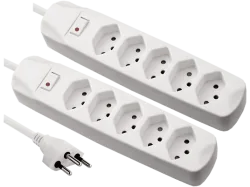 SCHOENENBERGER FIX-LINE Duo-Pack - Steckdosenleiste (Weiss)