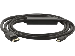 LMP 17092 - Kabel USB-C zu DisplayPort (Schwarz)
