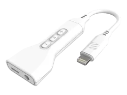 SCOSCHE StrikeLine I3AAPWT-SP - Adapter Lightning zu Lightning/AUX, Weiss