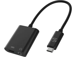 SCOSCHE CAAP-SP - Adapter USB-C zu USB-C/3.5 mm (Schwarz)